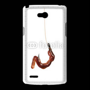 Coque LG L80 Hameçon avec appât pêcheur