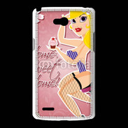 Coque LG L80 Dessin femme sexy style Betty Boop