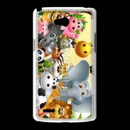 Coque LG L80 Cartoon animaux fun