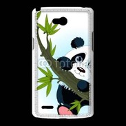 Coque LG L80 Panda géant en cartoon