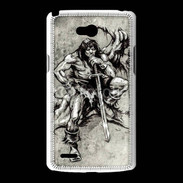 Coque LG L80 Guerrier en dessin 25