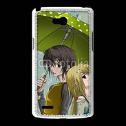 Coque LG L80 Cute boy and girl 25