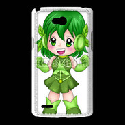 Coque LG L80 Chibi style illustration of a super-heroine 26