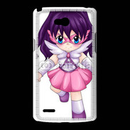 Coque LG L80 Chibi style illustration of a super-heroine 25