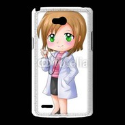 Coque LG L80 Cute cartoon illustration of a waiter