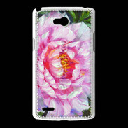 Coque LG L80 Fleur en peinture