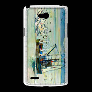 Coque LG L80 Peinture bateau de pêche
