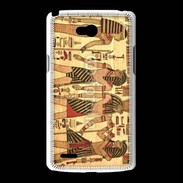 Coque LG L80 Peinture Papyrus Egypte