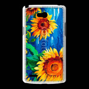 Coque LG L80 Peinture de tournesol