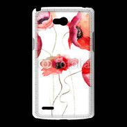 Coque LG L80 Peinture de Coquelicots