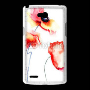Coque LG L80 Peinture de Coquelicots 25