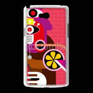 Coque LG L80 Art abstrait 500