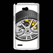 Coque LG L80 Pneu complet étrier jaune