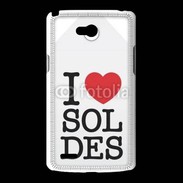 Coque LG L80 J'aime les soldes