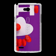 Coque LG L80 I love Macarons
