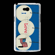 Coque LG L80 I love USA 5