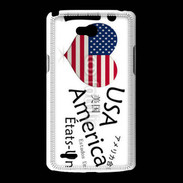 Coque LG L80 I love USA 6