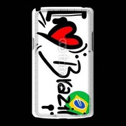 Coque LG L80 I love Brésil 2