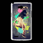 Coque LG L80 Danseur rétro style