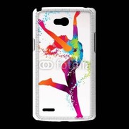 Coque LG L80 Danseuse en couleur