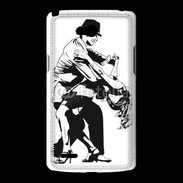 Coque LG L80 Dessin de Danseur en couple