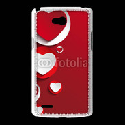 Coque LG L80 Cœur en porcelaine