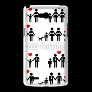 Coque LG L80 Gay et lesbiennes en couple