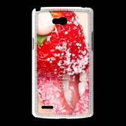 Coque LG L80 Fraise et bouche