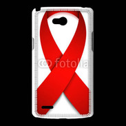 Coque LG L80 Ruban contre le sida