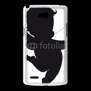 Coque LG L80 Silhouette Cupidon