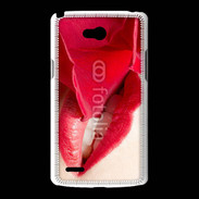 Coque LG L80 Rose et bouche