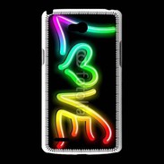 Coque LG L80 Love en couleur
