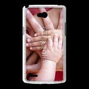 Coque LG L80 Famille main dans la main