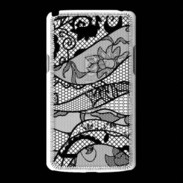Coque LG L80 Tissus glamour noir et blanc