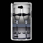 Coque LG L80 Coupe de champagne gay