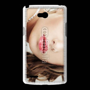 Coque LG L80 femme glamour pensante
