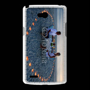Coque LG L80 Couple romantique devant la mer