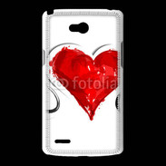 Coque LG L80 Love en peinture 5