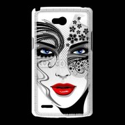 Coque LG L80 Visage glamour en dessin 500