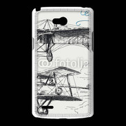 Coque LG L80 Vintage Aircraft