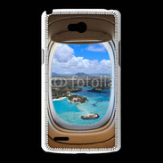 Coque LG L80 Vue de l'intérieur d'un avion