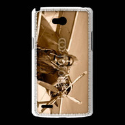 Coque LG L80 Femme pilote d'avion