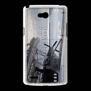 Coque LG L80 Hydravion noir et blanc