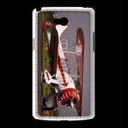 Coque LG L80 Biplan blanc et rouge