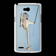 Coque LG L80 Hélicoptère R44 blanc