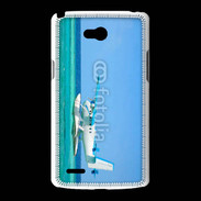 Coque LG L80 Hydravion au dessus de la mer turquoise
