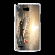 Coque LG L80 Avion de ligne au dessus des nuages 75