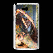 Coque LG L80 Tatouage homme sexy