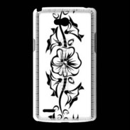 Coque LG L80 Tatouage de fleurs 5