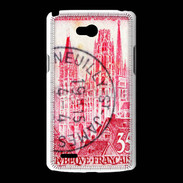 Coque LG L80 Timbre 1957 Cathédrale de Rouen